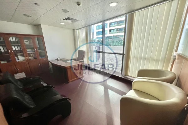 Partition Office Space for Rent in Julphar Towers