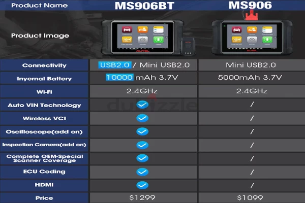 Maxisys Autel Ms906 BT