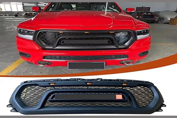 Front Grill Accessories for Ram 150, 2019, Matte Black
